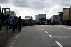 Segunda-feira amanhece com manifestação de caminhoneiros em Monlevade